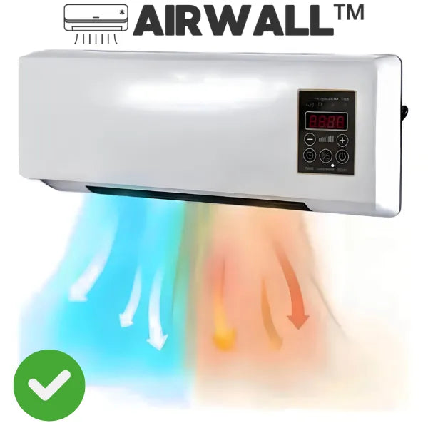 AIRWALL™ - Το καλύτερο ηλεκτρικό αερόθερμο 1500 Watt με εξαιρετικά χαμηλή κατανάλωση