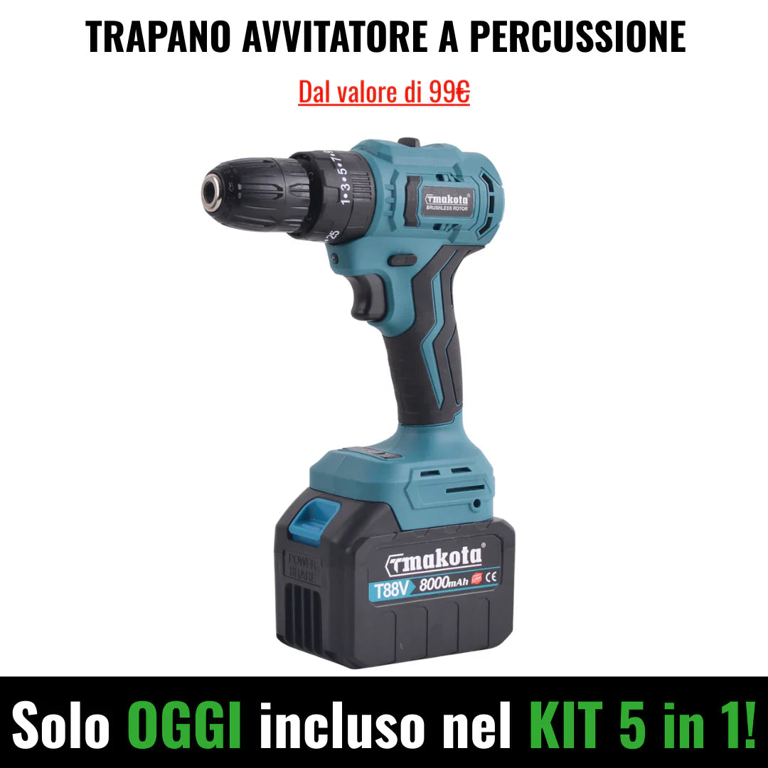 ΚΙΤ ΤΡΟΦΟΔΟΣΙΑΣ T-MAKOTA 5 σε 1 (5 εργαλεία και 2 μπαταρίες)