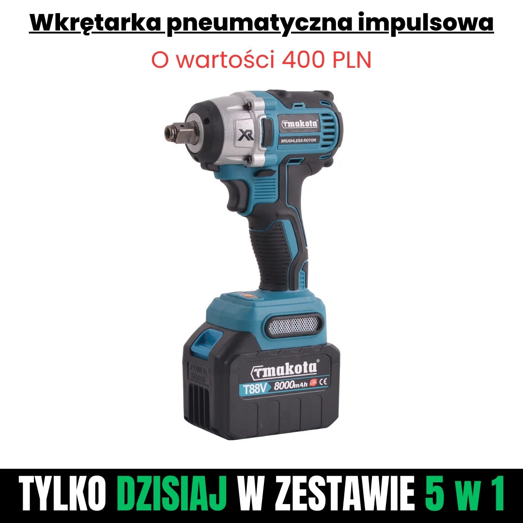 ΚΙΤ ΤΡΟΦΟΔΟΣΙΑΣ T-MAKOTA 5 σε 1 (περιλαμβάνονται 5 επαγγελματικά εργαλεία και 2 μπαταρίες)