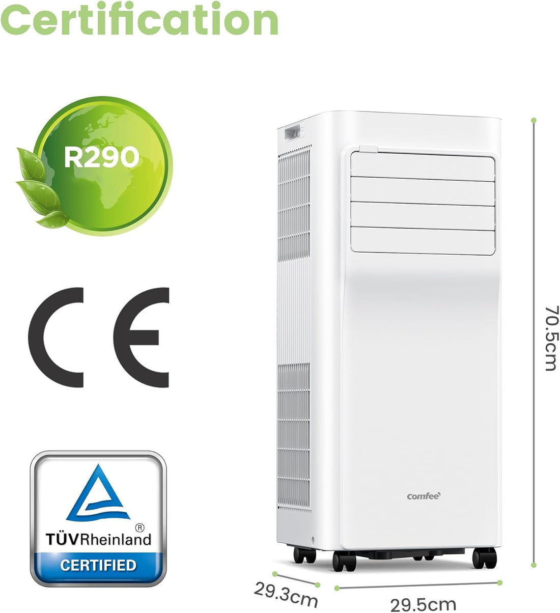 Νέο φορητό κλιματιστικό Comfee A++ 9000BTU/H, φρέσκο ​​και καθαρό περιβάλλον σε χαμηλή τιμή!