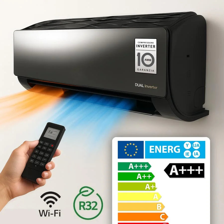 Επιτοίχιο κλιματιστικό 4 σε 1 χωρίς εξωτερική μονάδα: θερμαίνει, ψύχει, αφυγράνει και καθαρίζει τον αέρα γρήγορα και αποτελεσματικά